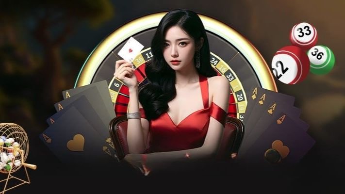 Studio produksi Casino Hold'em harapanqq dengan kamera HD multi-angle dan setup dealer profesional